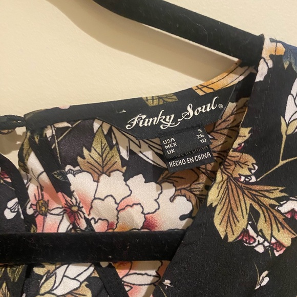 Floral Funky Soul Vintage Inspired Hippie Dress - Picture 4 of 12